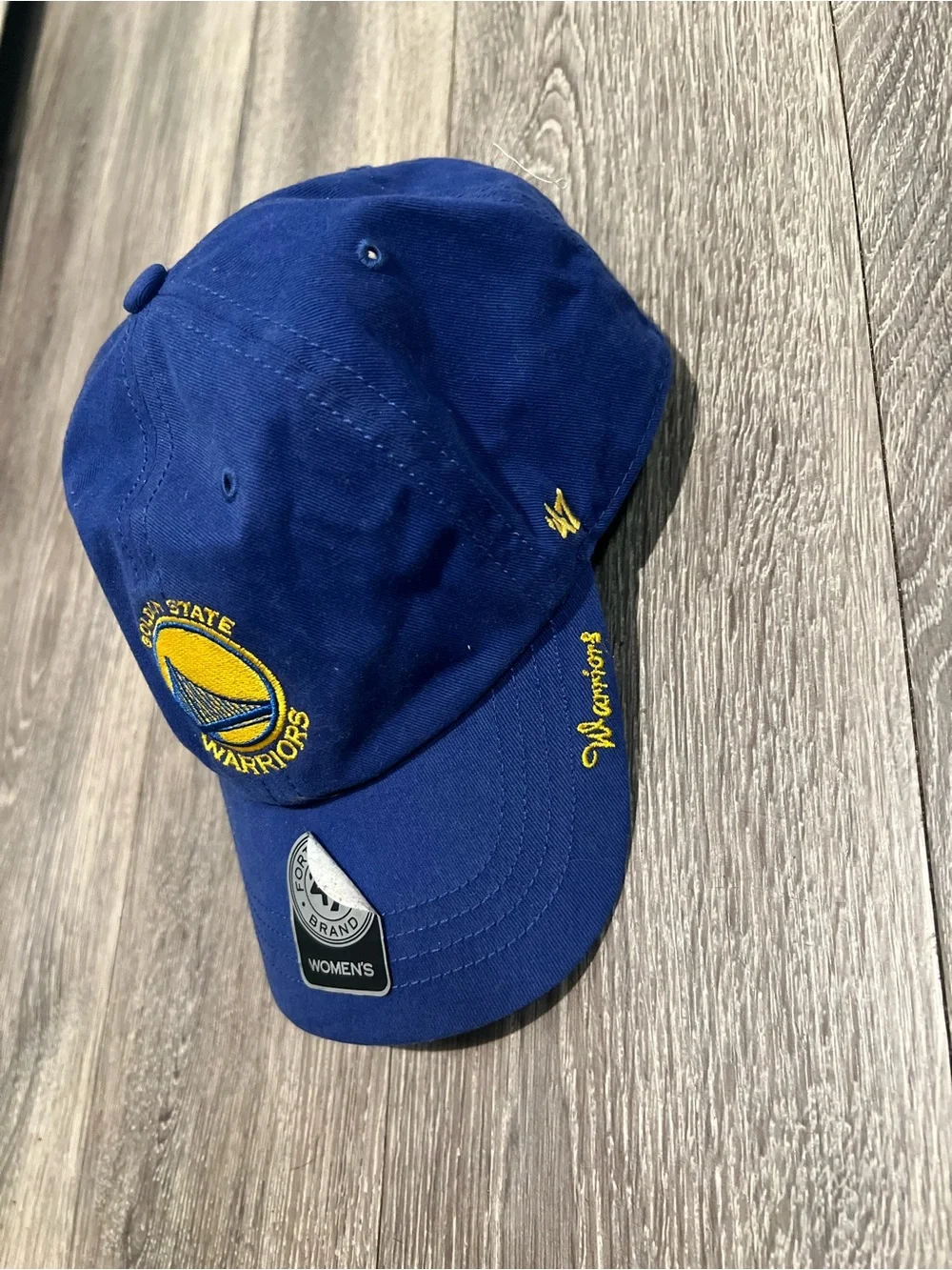 47 Brand Golden State Warriors Blue and Yellow Baseball Cap